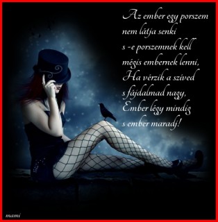 Az ember egy porszem